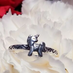 James Avery Silver Unicorn Ring